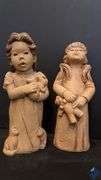Lee Borton Clay Children Figurines
