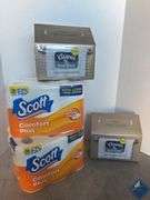 Kleenex Hand Towels & Scott Comfort Plus Toilet Paper
