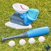 2-in-1 Pop 'N Pitch Trainer, Outdoor Sports Experience *Missing 2 Foam Tennis Balls* - Used