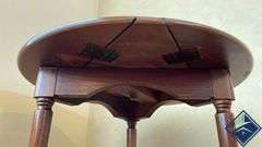 Triangular Drop Leaf Side Table