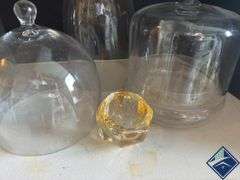 Glass Cake Domes & Candle Holders