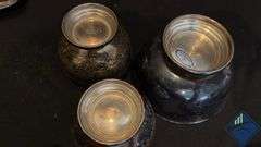 Decorative Bowls with Floral Foam & Wire Basket