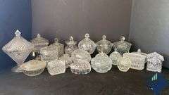 Cut Glass Candy Dish Assortment