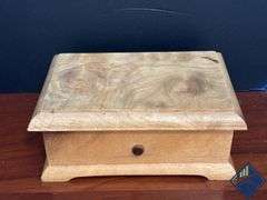 Reuge Swiss Music Box & Wood Bowl, etc.