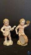 Vintage Ardalt Porcelain Musical Cupid Figurines