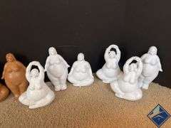 Chubby Yoga Lady Figurines