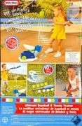 2-in-1 Pop 'N Pitch Trainer, Outdoor Sports Experience *Missing 2 Foam Tennis Balls* - Used