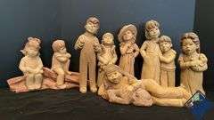 Lee Borton Clay Children Figurines