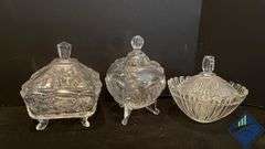 Cut Glass Candy Dish Collection