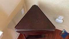 Triangular Drop Leaf Side Table