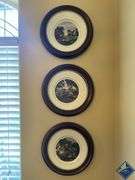 Framed Colonial Plates