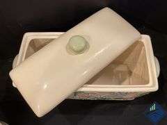 Pfaltzgraff Garden Party Casserole Dishes & Bread Container