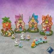 Disney Musical Light-up Spring Village Set  13-Piece, Easter, Holiday Set - Retail: $ 79.99