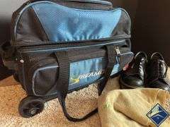 Bowling Balls & Rolling Bag