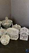 Cut Glass Candy Dish Assortment