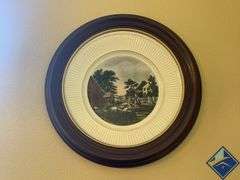 Framed Colonial Plates