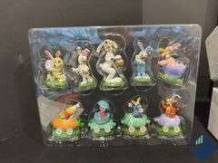 Disney Musical Light-up Spring Village Set  13-Piece, Easter, Holiday Set - Retail: $ 79.99