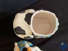 International Art Cow Cookie Jar