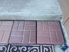 (8) Brick Pathway Tiles
