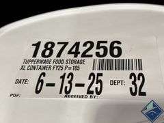 Large Tupperware Food Storage Containers
