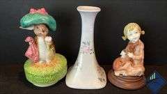 Vintage Teapot & Figurine Assortment