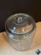Large Clear Glass Jar with Lid