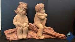 Lee Borton Clay Children Figurines