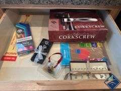 Corkscrew Remover & Wine Glass Charms