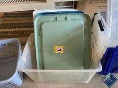 Assortment of Totes & Laundry Bins