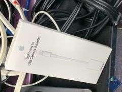 Keyboards, Apple Lightning USB Camera Adapter, Assorted Cables, etc.