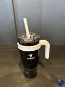 Reduce Cold1 24 Fluid Ounce Mug  2 Pack (White/Black)