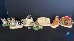 Winter Themed Animal Figurines