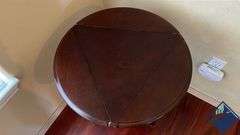 Triangular Drop Leaf Side Table