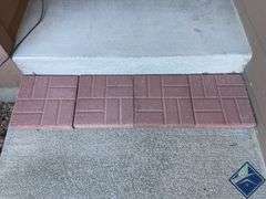(8) Brick Pathway Tiles