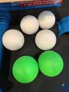 2-in-1 Pop 'N Pitch Trainer, Outdoor Sports Experience *Missing 2 Foam Tennis Balls* - Used