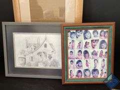 Assortment of Picture Frames & Artwork