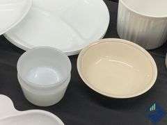 Corelle Divides Dishes, Corning Ware Bowls, etc.