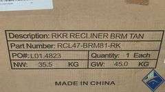 New in Box Recliner