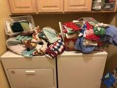 Assortment of Towels, Wash Rags, Cleaning Rags, etc.
