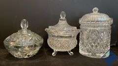 Cut Glass Candy Dish Collection