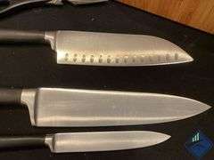 K-Pod Holder, Paper Towel Holder & Ginsu Knives with Block