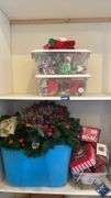 Christmas Wreaths, Tins, Plushes, etc.