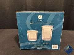 Libbey 16-Piece Atria Glassware Set *missing some lids*