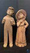 Lee Borton Clay Children Figurines