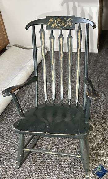 Old Tavern Style Wooden Rocker