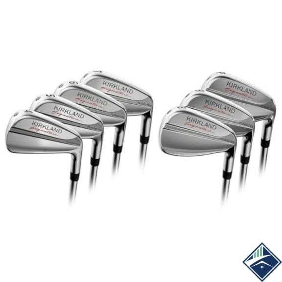 Kirkland Signature 7-Piece Regular Flex Right-Handed Iron Set - Retail: $ 529.99   - *NEW*