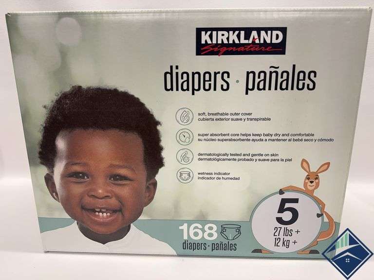 Kirkland Signature Size 5 Diapers - Retail: $ 39.99   - *NEW*
