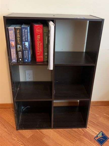 Cubby Shelf with Atlas, Dictionary & Book Assortment