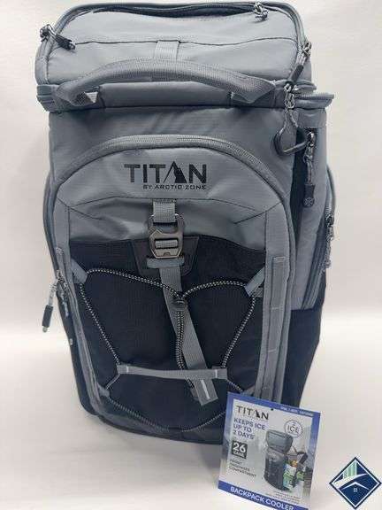 Arctic Zone Titan Deep Freeze Series Cooler Backpack(Grey)  - Retail: $ 39.99   - Like New