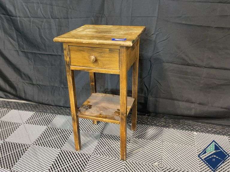 Vintage Side Table with Drawer